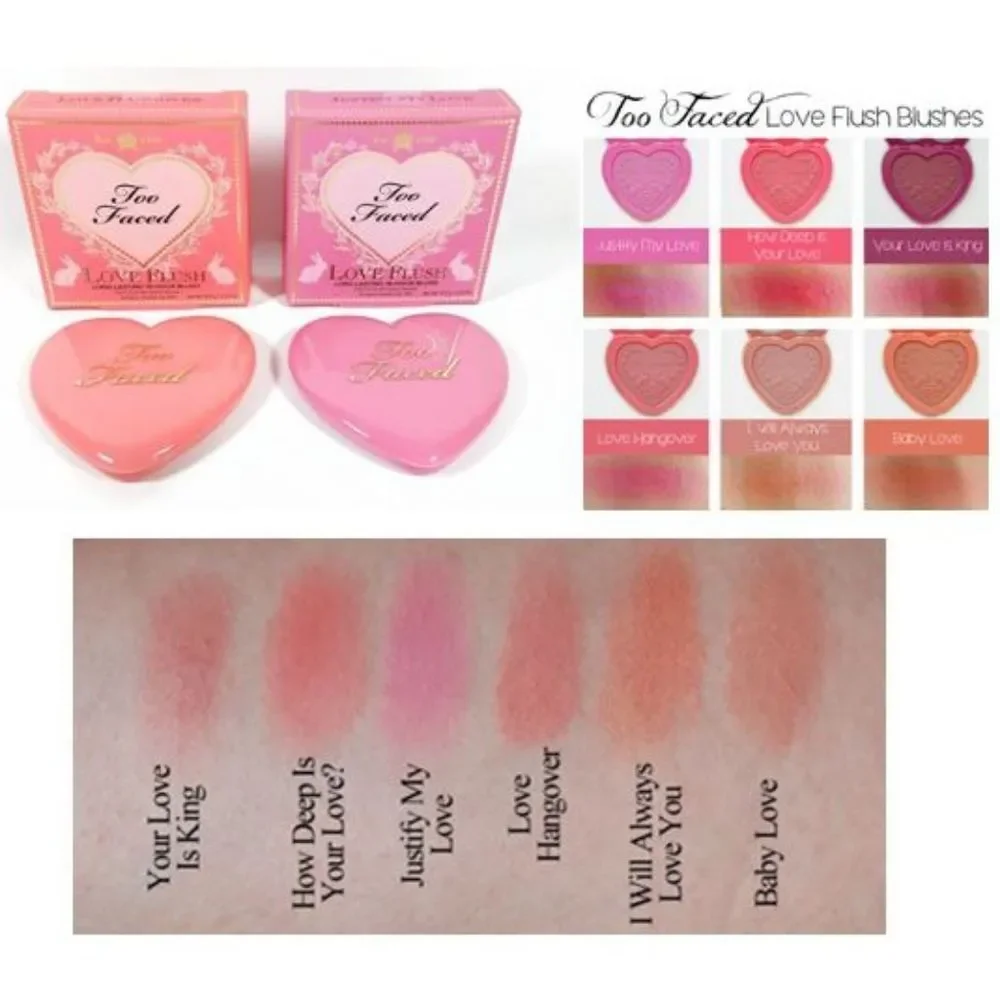 Too Faced Love Flused Water Color Blush in Greatest Love of All (Barbie PINK Y2K